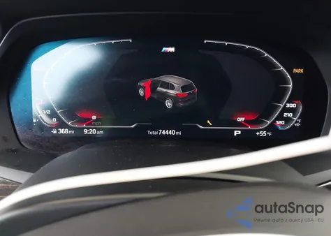 2021 BMW X6 xDrive40I z USA, uszkodzony, nr VIN 5UXCY6C01M9G08133